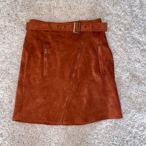 Andrée by Unit suede skirt